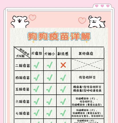 宠物狗疫苗接种的重要性（保护您的爱犬免受疾病侵害）
