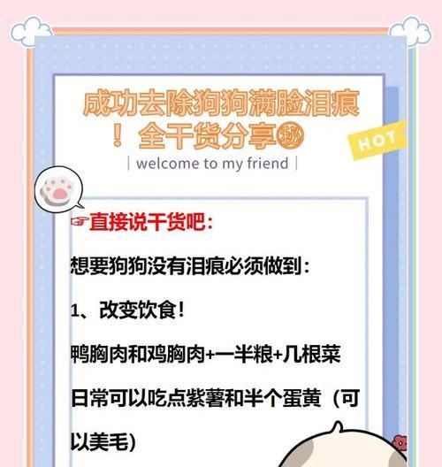 5个小妙招，轻松去除泪痕（告别泪痕，让双眼焕发明亮光彩）