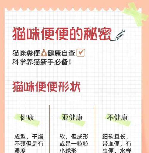 猫咪便便的健康标准（硬与软，便便的形态与猫咪健康息息相关）